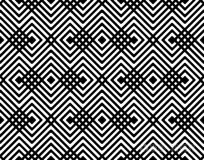 无缝几何图案菱形