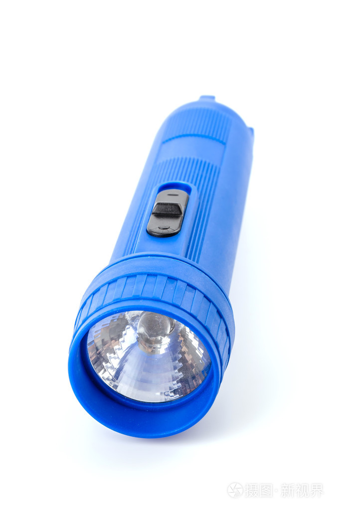 孤立的手电筒白色背景