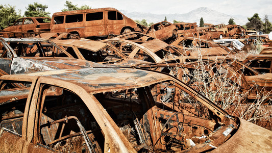 汽车报废图片
