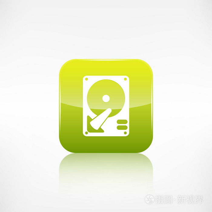 硬盘图标应用程序按钮