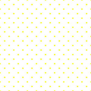 无缝的矢量模式与平铺小阳光黄色圆点白色背景上