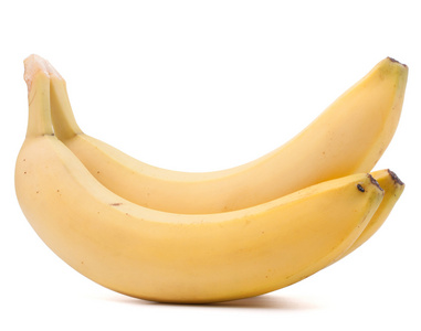 香蕉堆在白色背景抠图上孤立