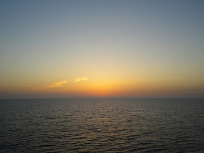 日落。希腊。圣托里尼岛