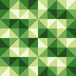 三角形复古绿色无缝背景