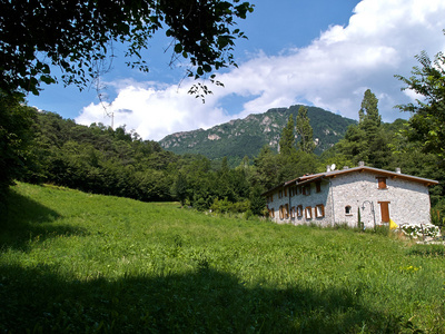 典型的传统意大利农场房子