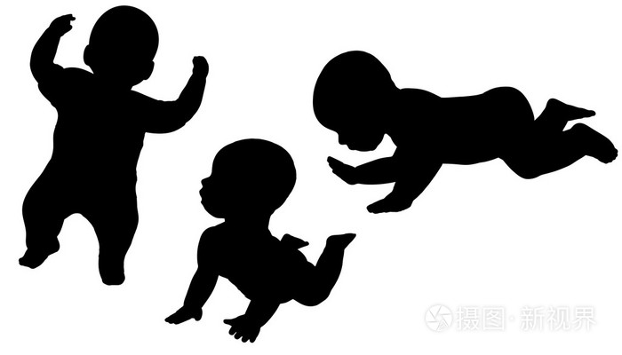 蹒跚学步的向量轮廓