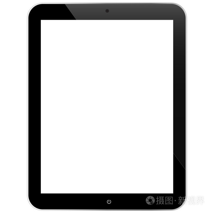 tablet pc 计算机与空白屏幕