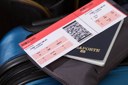 航空公司机票 护照和行李
