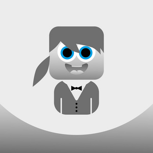 头像灰色背景图图片