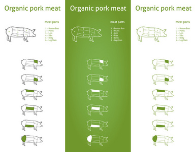 有机猪肉肉部分