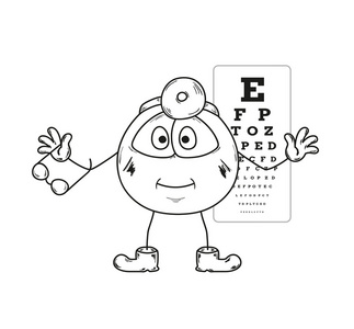 绘图 测量 艺术 眼科医生 视神经 医生 诊所 眼睛 健康