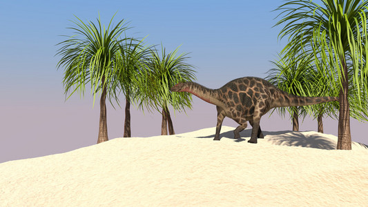 dicraeosaurus 上行走