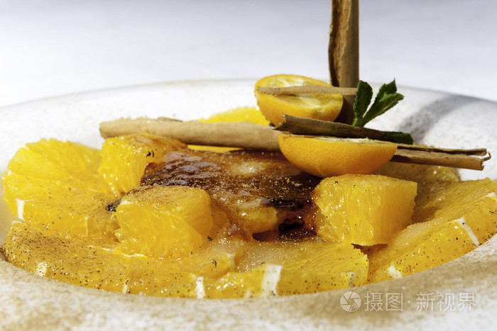 肉桂焦糖的橘子