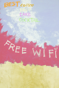 免费 wifi 上网标志