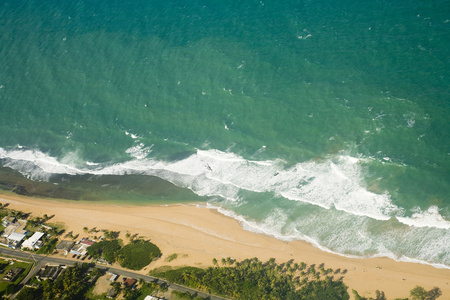 vue arienne du nordest de Porto rico