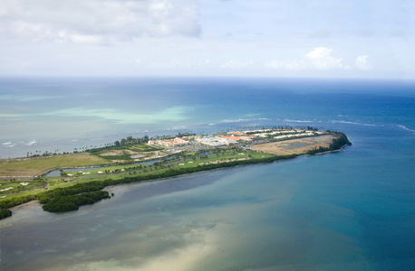 vue arienne du nordest de Porto rico