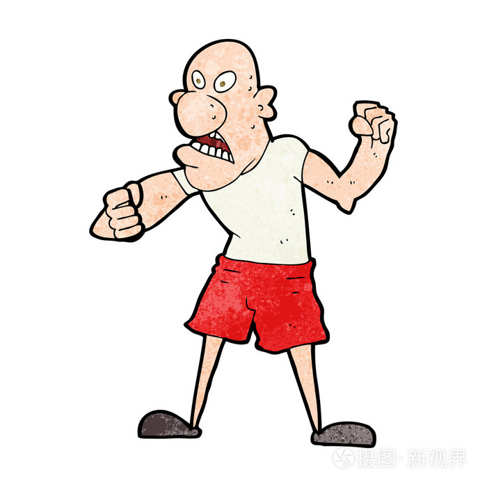 卡通暴力的人