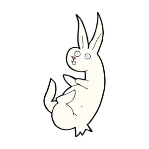 提示卡通兔