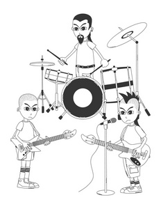 音乐乐队演出照片