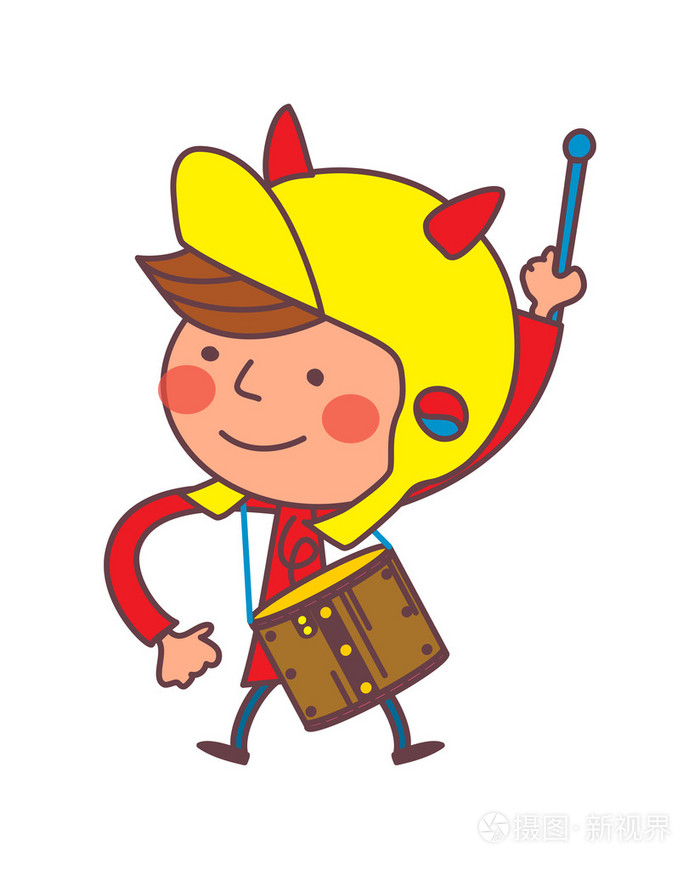 鼓手插画-正版商用图片1fk8vm-摄图新视界