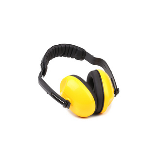 黄色防护耳罩