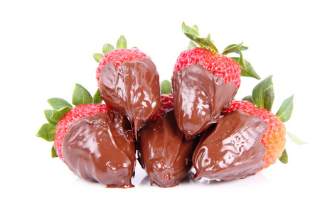 巧克力盖的草莓