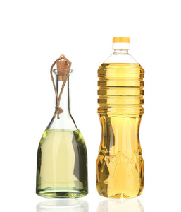 小瓶的橄榄油图片