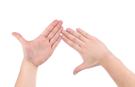 止手势交叉双手要求不要图片