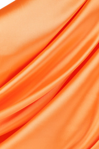 橙色丝绸背景