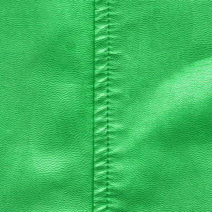 绿色皮革质地针