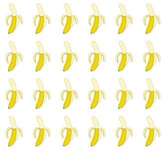 矢量香蕉无缝模式