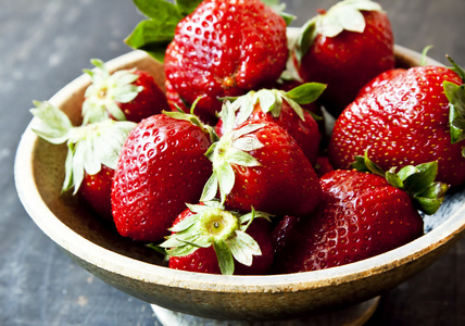甜美成熟的草莓