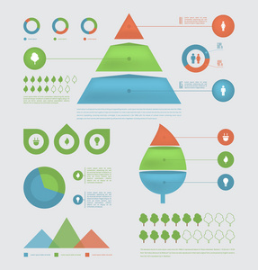 生态信息图表元素