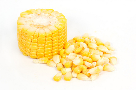新鲜的原料玉米和种子