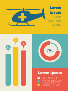 医疗信息图表元素