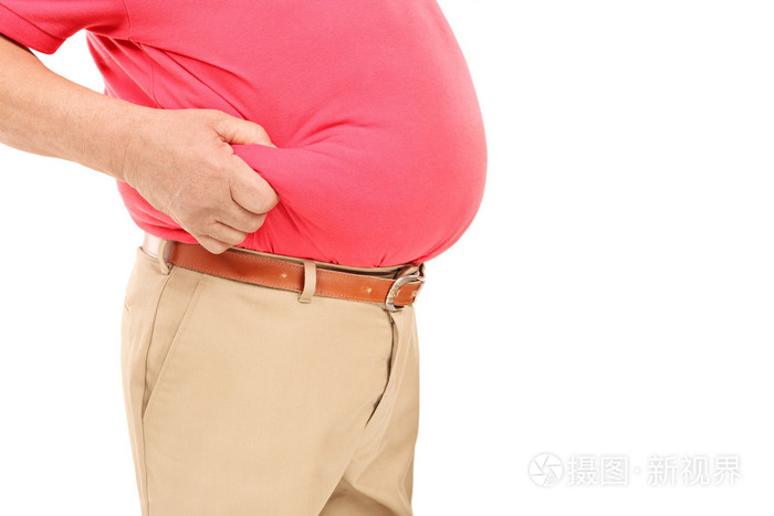 肚子大了的男人