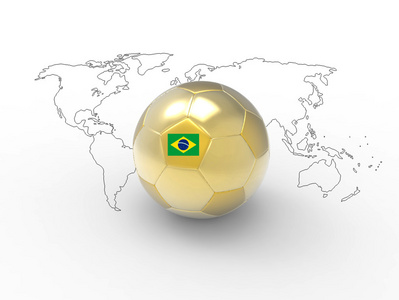 金足球世界杯巴西图片