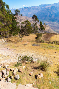 神圣的山谷，在安第斯山脉的印加遗址