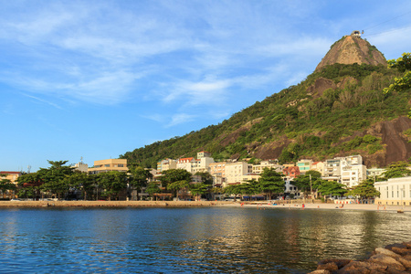 乌尔视图的舒格洛夫，在里约热内卢的海滩