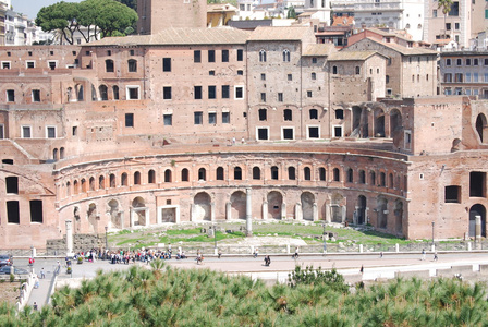 罗马从 campidoglio 的美丽景色