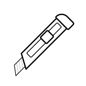 符号的抓手刀具刀轮廓矢量照片