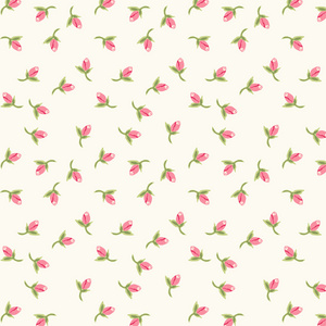 modle de chic minable avec mignons rosebuds minuscules可爱的小玫瑰花蕾的