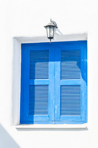 希腊圣托里尼岛窗口样式