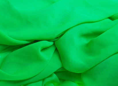 绿色织物