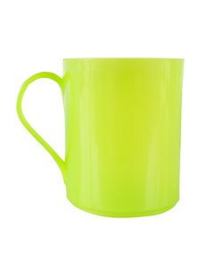 绿色塑料杯果汁