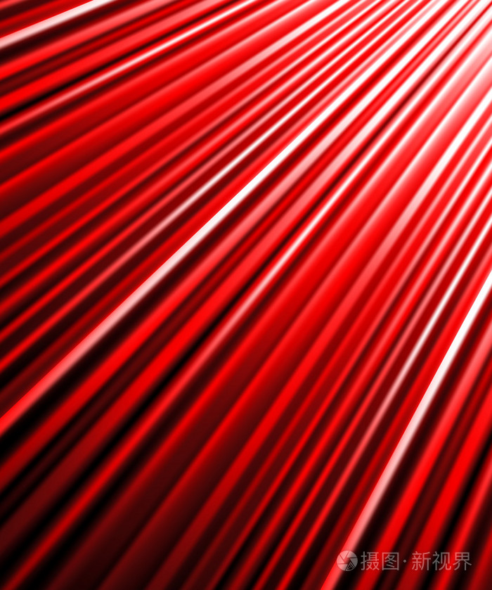 红色发光射线背景