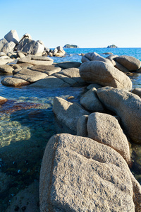 夏天的海洋海岸风景