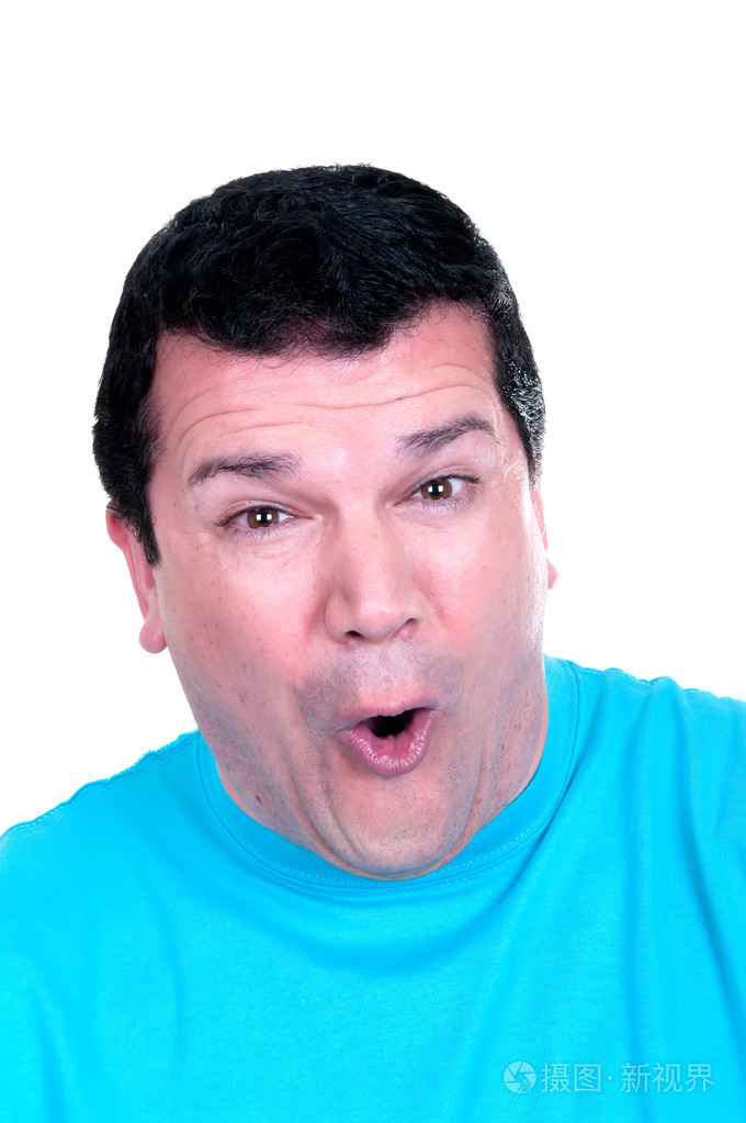 高兴的面部表情的男人照片-正版商用图片1fnb00-摄图新视界