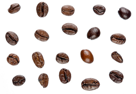 咖啡豆纹理
