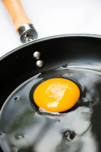 鸡蛋在锅里